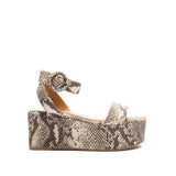 Snake Wedge Sandal